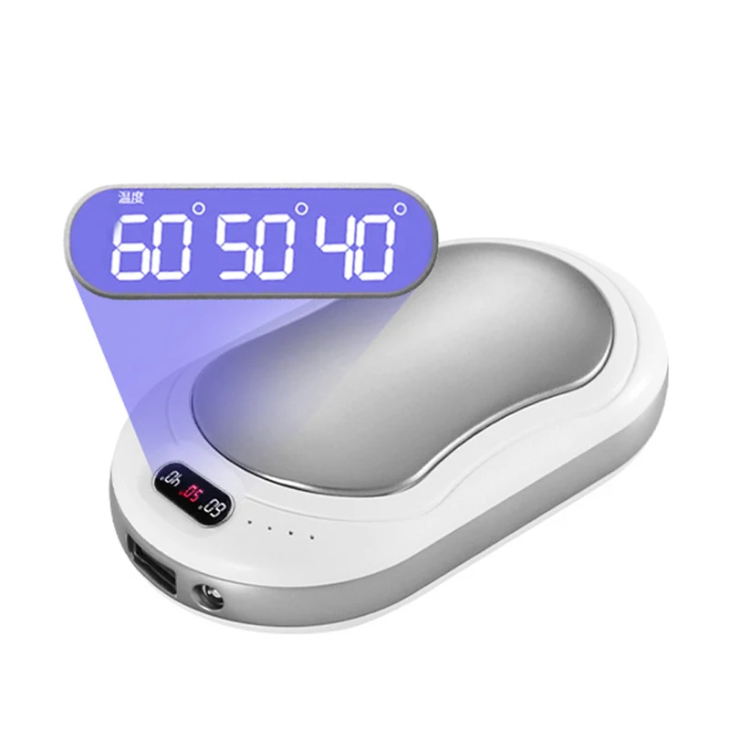 Карманный Электрический обогреватель для рук многоразовый ручной мини с ЖК