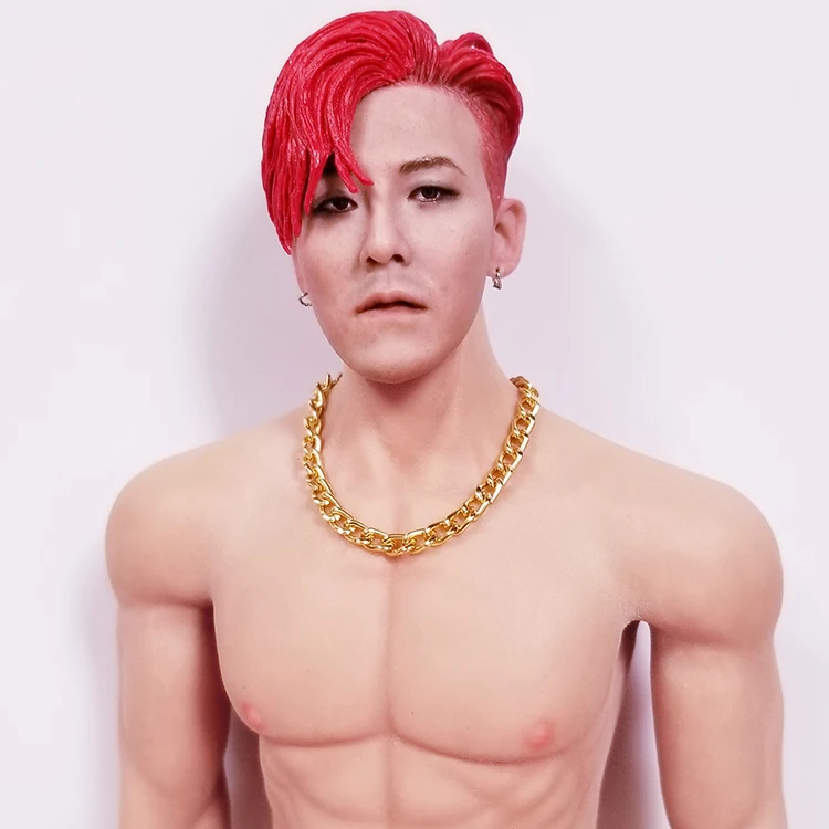 Мужские золотистые и Серебристые модели подвесок в масштабе 1/6 для 12-дюймовых