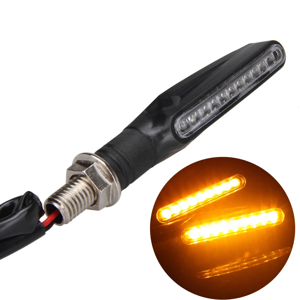Светодиодный сигнал поворота для мотоцикла 12 SMD задний фонарь поворотный IP68