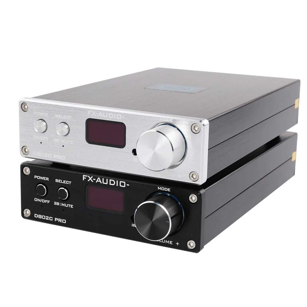 FX-Audio D802C PRO беспроводной Bluetooth 4,2 чистый цифровой аудио усилитель Поддержка NFC USB/AUX/оптический/коаксиальный 24 бит 192 кГц