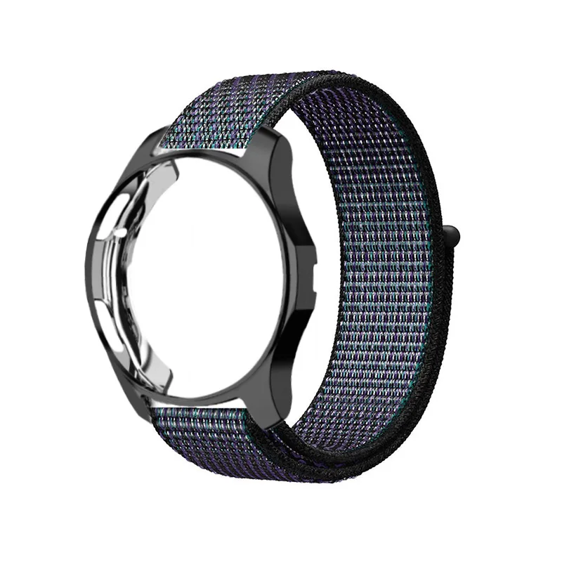 Lerxiuer gear S3 Frontier Band+ чехол для samsung Galaxy watch 46 мм 42 мм ремешок 20 мм 22 мм ремешок для часов нейлоновый браслет аксессуары - Цвет ремешка: A33