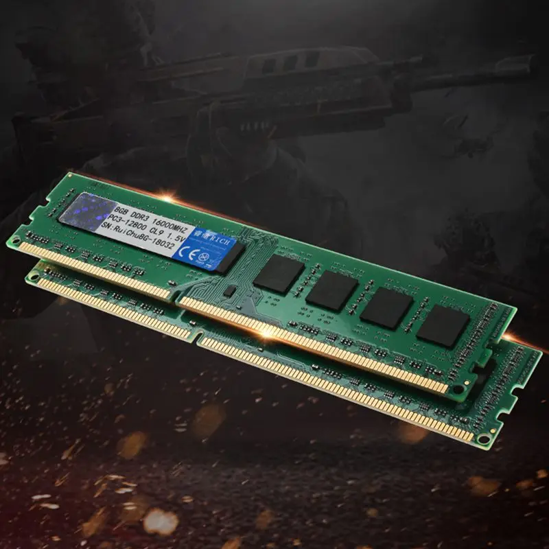 

Ruichu Ddr3 8G 1600Mhz 1.5V 240Pin Desktop Ram Memory For Amd Motherboard