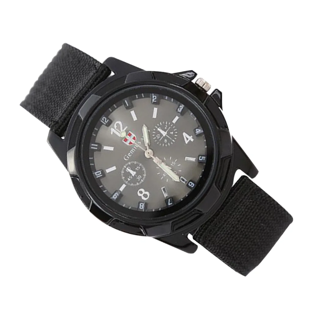 Quartz Watch Adjustable Nylon Band Watch High Quality Movement Men Sports Watch Casual Fashion Wristwatches