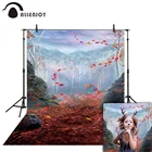 Allenjoy фоны лес Замороженные листья Гора природа зима Страна Чудес дети Профессиональный Фотофон