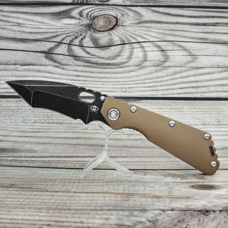 Нож складной из титана с ручкой сглаза | Инструменты