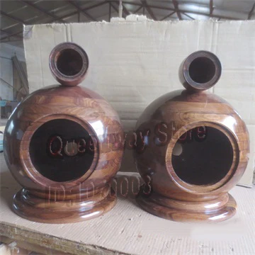 L-193 Hi-Fi пустой Динамик s шкафа черный орех натурального дерева 2 way круглый