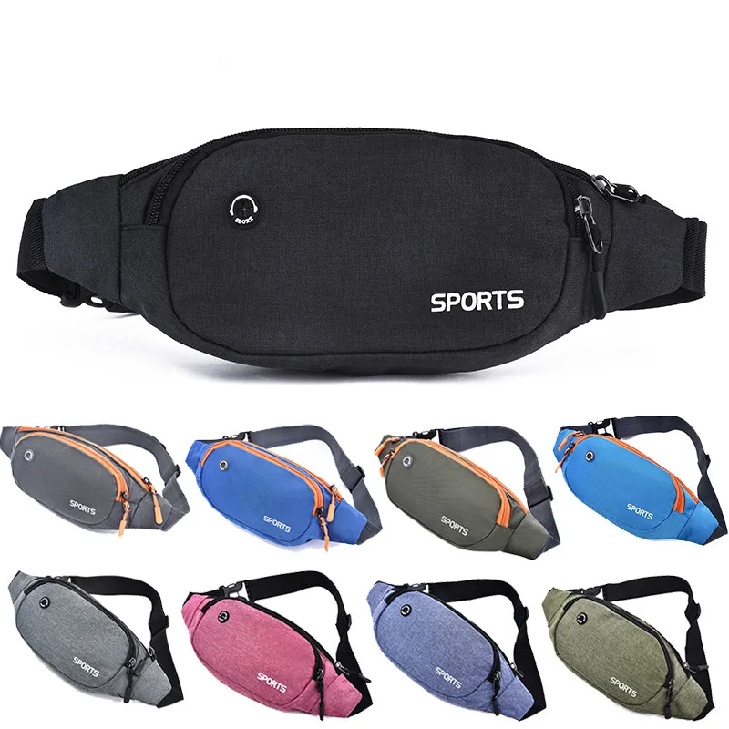 

Nylon Waist Pack Men Fashion Multifunction Fanny Pack Bum Bags Hip Money Belt Travel for Mobile Phone Bag Unisex