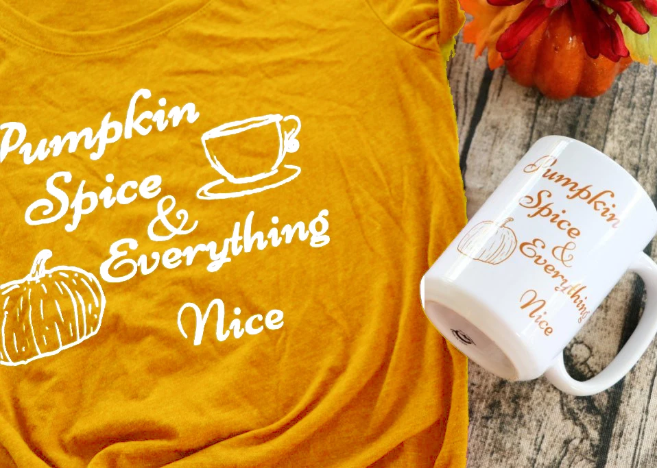 Футболка с изображением тыквы специй и Всего хорошего милый Графический подарок