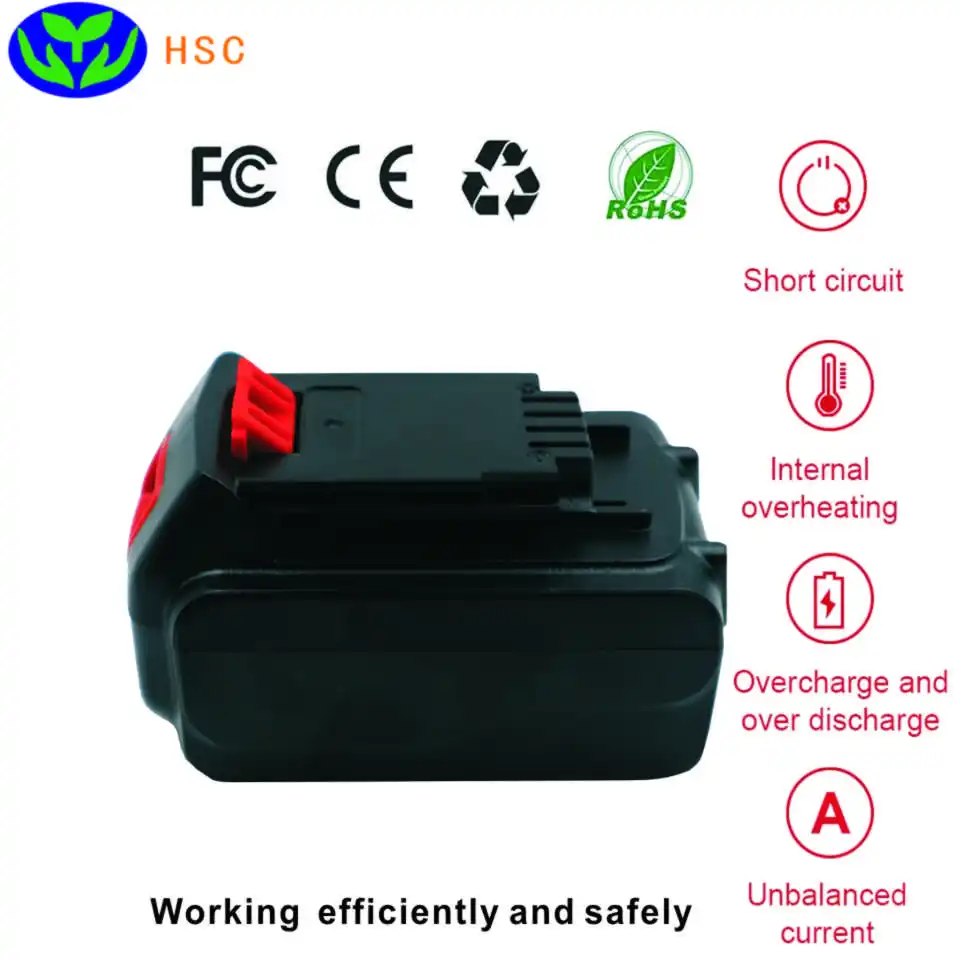 4.0Ah портативный Батарея BD20A Li-Ion Батарея 20V для BLACK&DECKER 20V Батарея LB2X3020-OPE LBXR2020-OPE LB2X4020-OPE