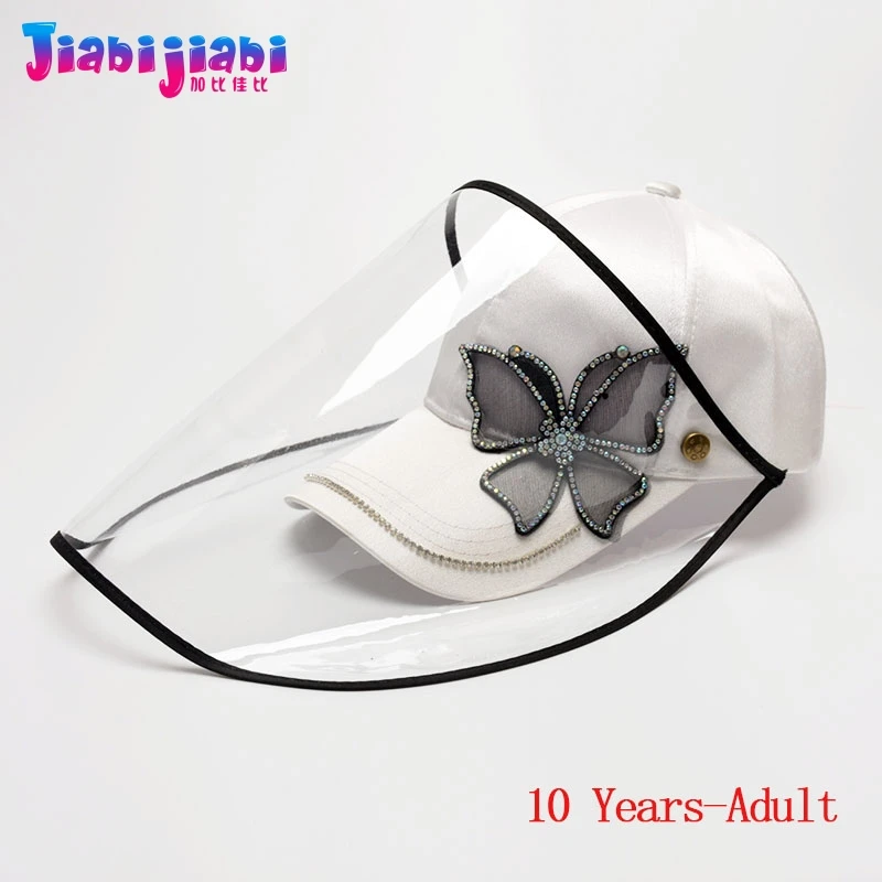 Летние шапки женская маска защита от вирусов пятки для лица модная пластиковый