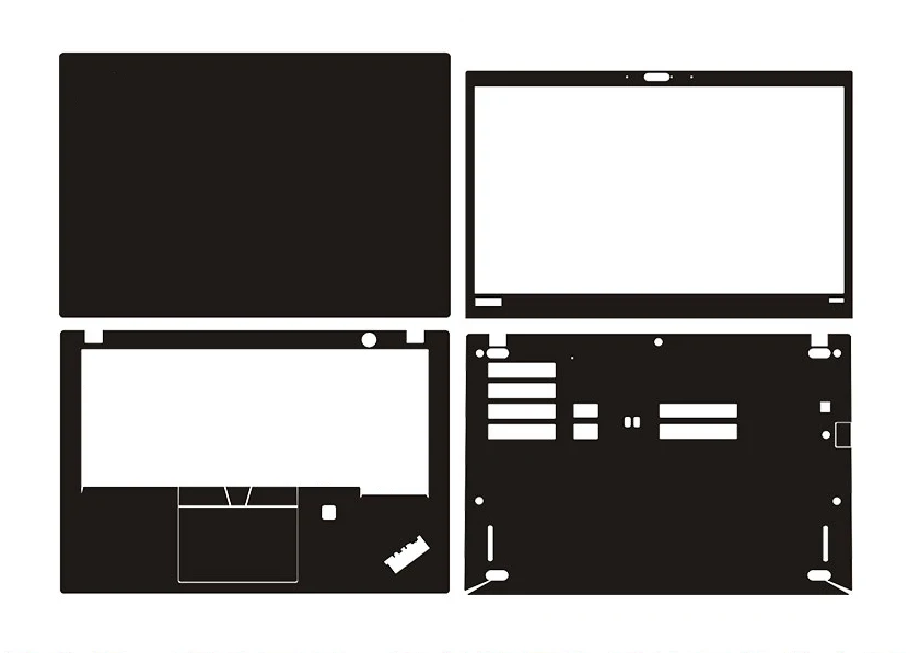 Наклейка для ноутбука наклейки из углеродного волокна защитная крышка Lenovo ThinkPad