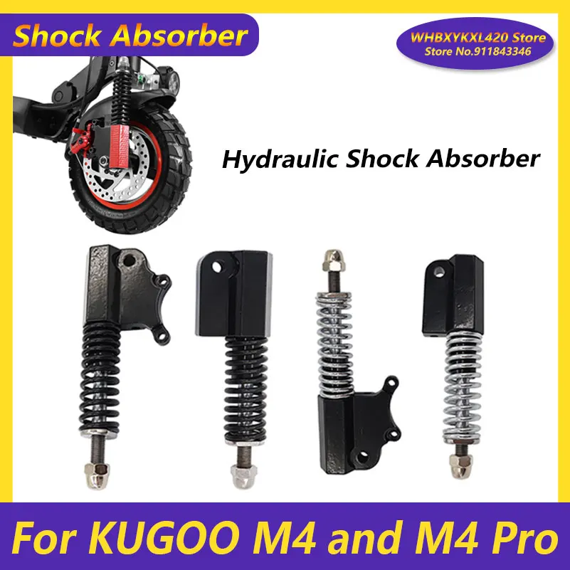

For KUGOO M4 Pro Electric Scooter Accessories 10 inch Electric Scooter Front Shock Absorber Hydraulic Spring Damping Disc Brake