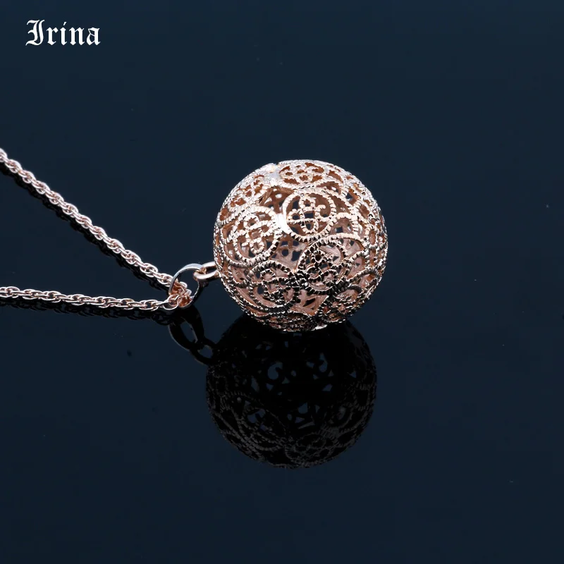 Женское Ожерелье с кулоном в виде сердца розовое золото 585 пробы | Украшения и