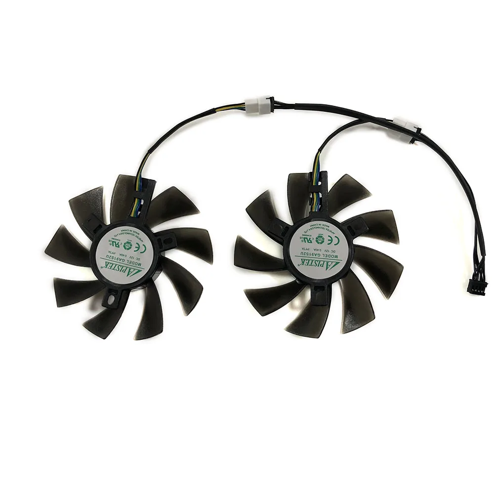 

2Pcs/Set 87mm(90mm) GA91S2U GPU VGA Card Cooler Fan For Palit GeForce GTX 1080 1070Ti 1070 1060 Dual Video As Replacement