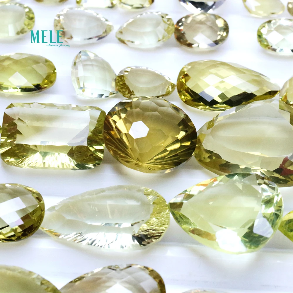 Натуральный цитрин кристалл от 1ct до 20ct голый камень низкая цена зазор Случайная