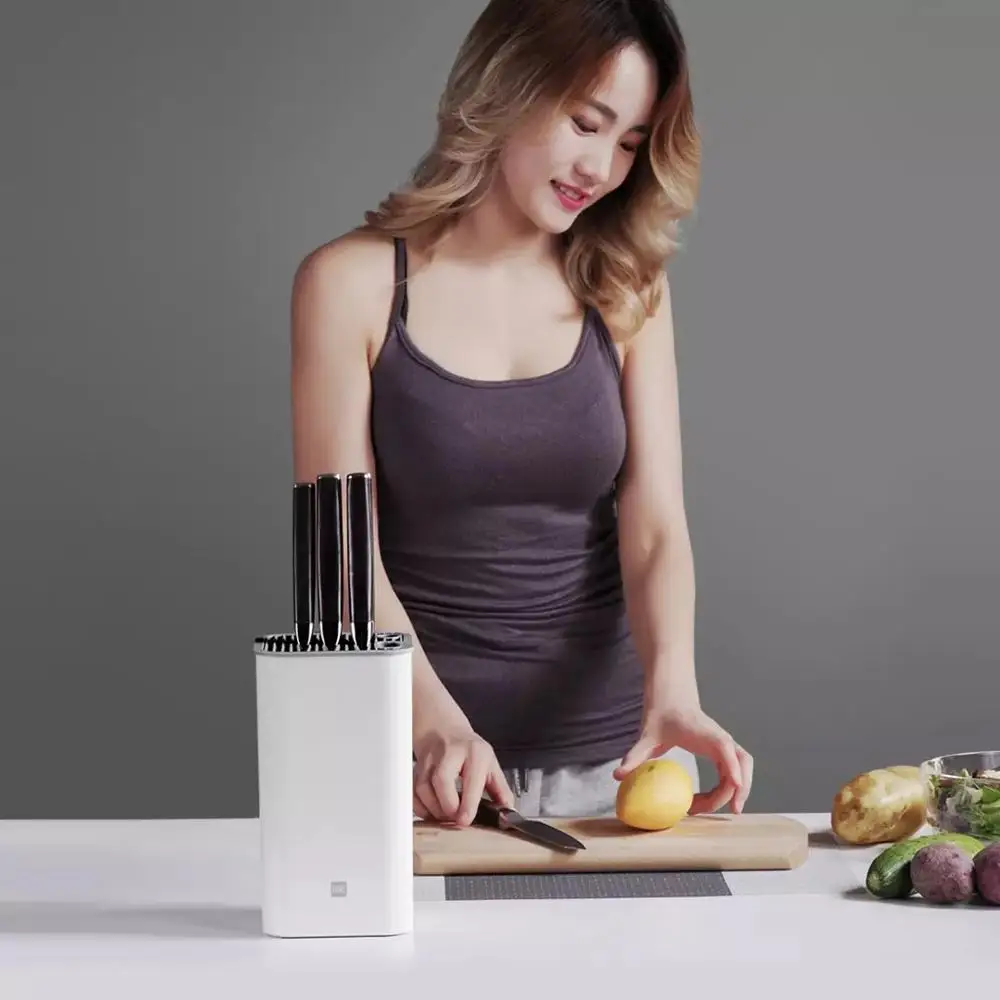 Xiaomi Mijia Huohou кухонный нож стойка для накладных ногтей держатель