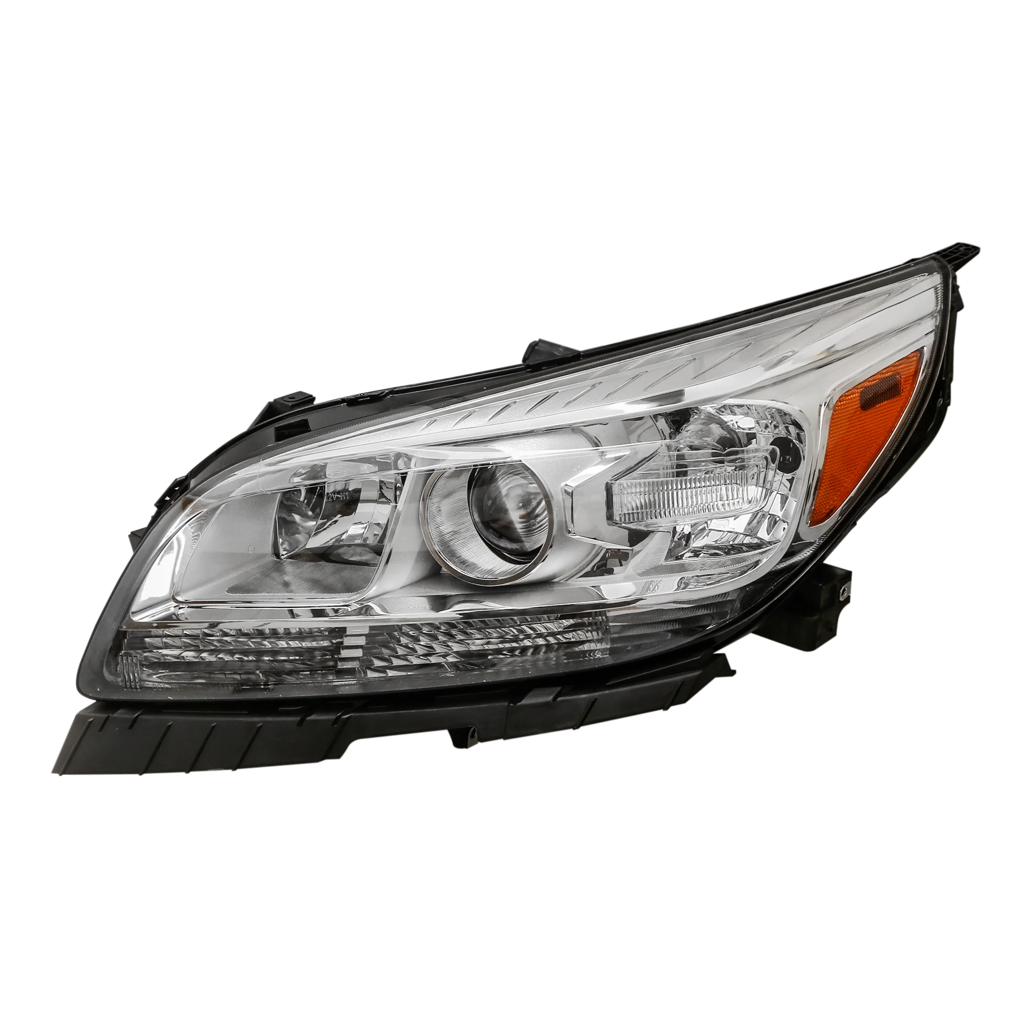 Правый RH боковые хромированные фары проектора в сборе для 13 15 Chevy Malibu LT/LTZ|340lph pump|pump