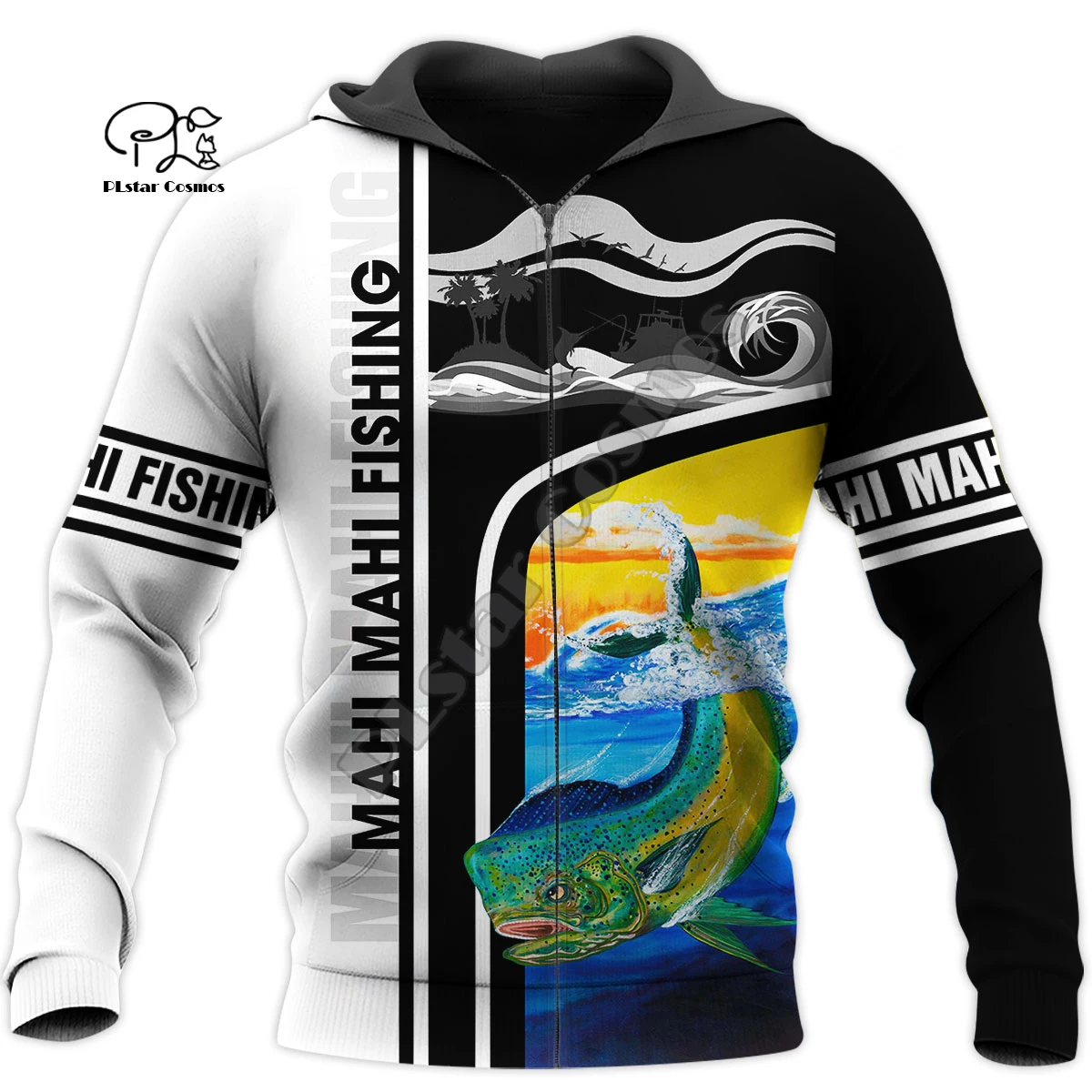 

PLstar Cosmos Animal MaHi Marlin Fishing Fisher Tattoo Tracksuit NewFashion Streetwear Harajuku Men/Women 3Dprint Zip Hoodies 12