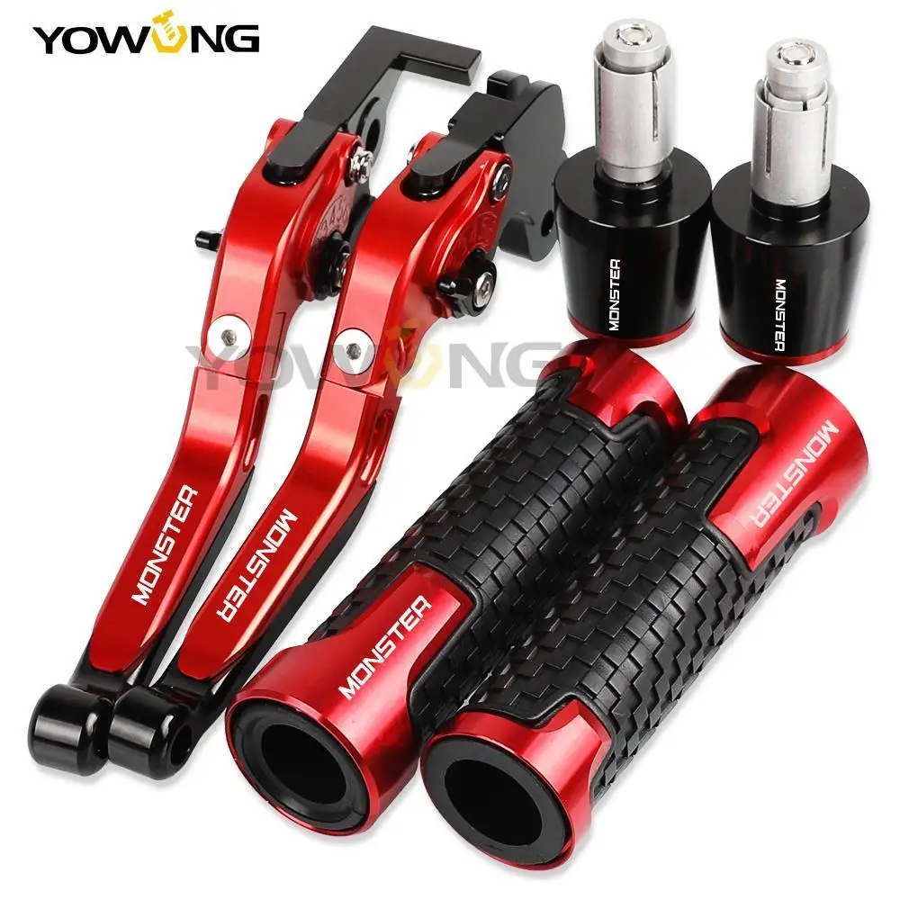 

MONSTER 1200 R Motorcycle Brake Clutch Levers Handlebar Hand Grips ends For DUCATI MONSTER1200 R 2014 2015 2016 2017 2018