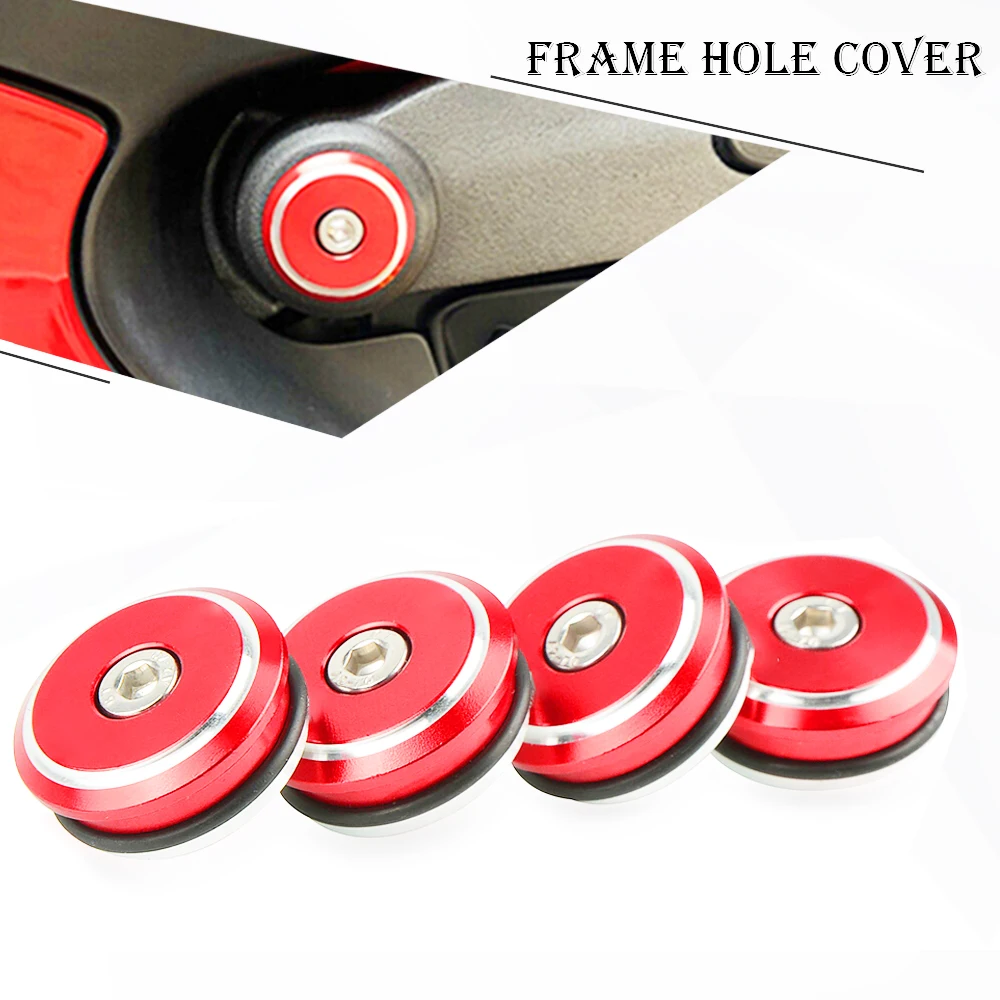 

For Ducati SUPERBIKE 1299 Panigale S 2015 2016 2017 Motorcycle Decoration Frame Hole Cap Cover Plug Bolts Protector Accessories