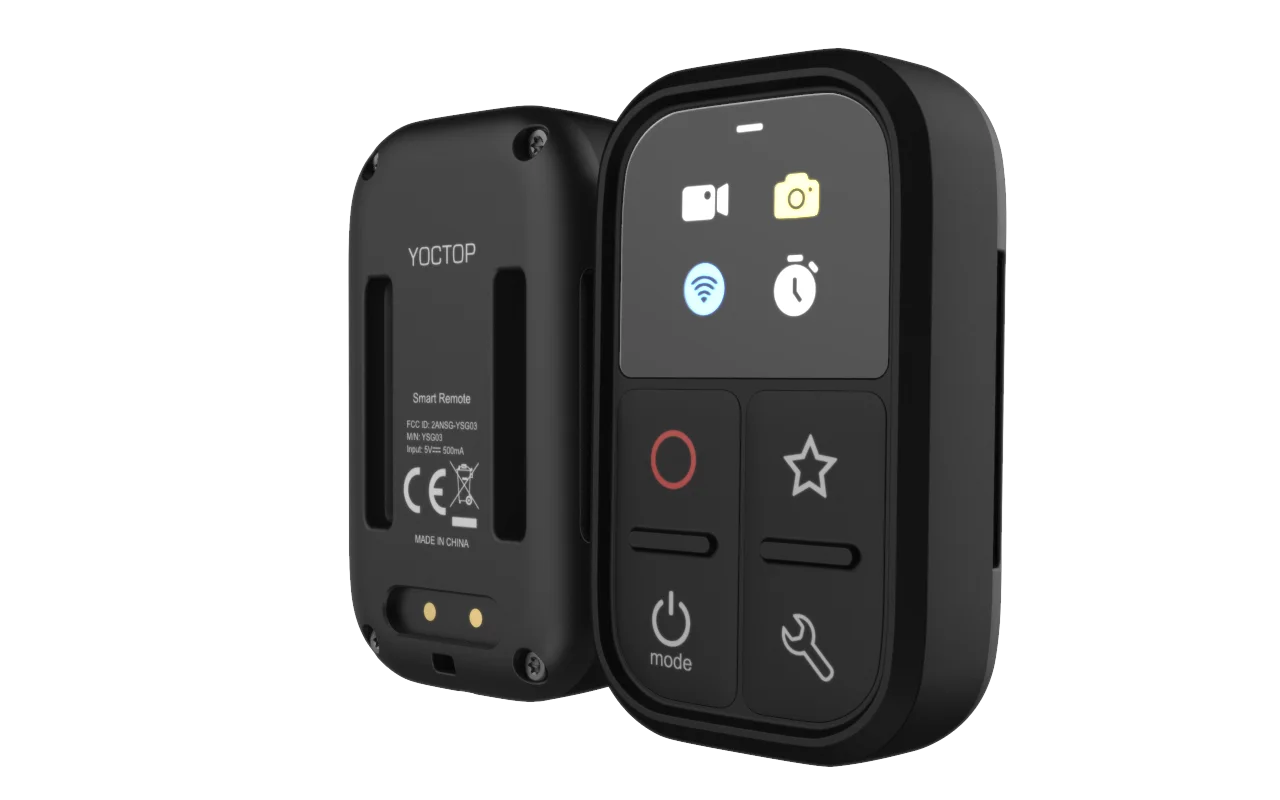 Remote Control for GoPro Hero 10 9 8 Max with Stick Mount and Wrist YOCTOP Bluetooth Smart Compatible Hero9 | Электроника