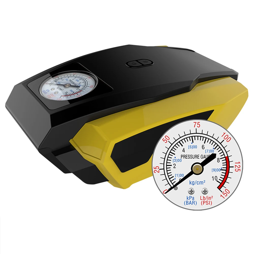 12V Intelligent Digital Display Tyre Pressure Inflatable Air Pump Automatic Charging and Stopping air compressor | Автомобили и