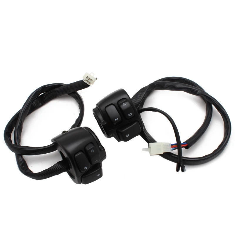 Переключатель управления на руль мотоцикла 1 дюйм 25 м с жгутом проводов для Harley Dyna