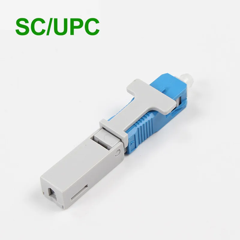 EOENKK 100PCS SC UPC Optics connector Ftth Fast Fiber Optic Connector Patch Cord Tools  High Quality Export To Brazil Europe