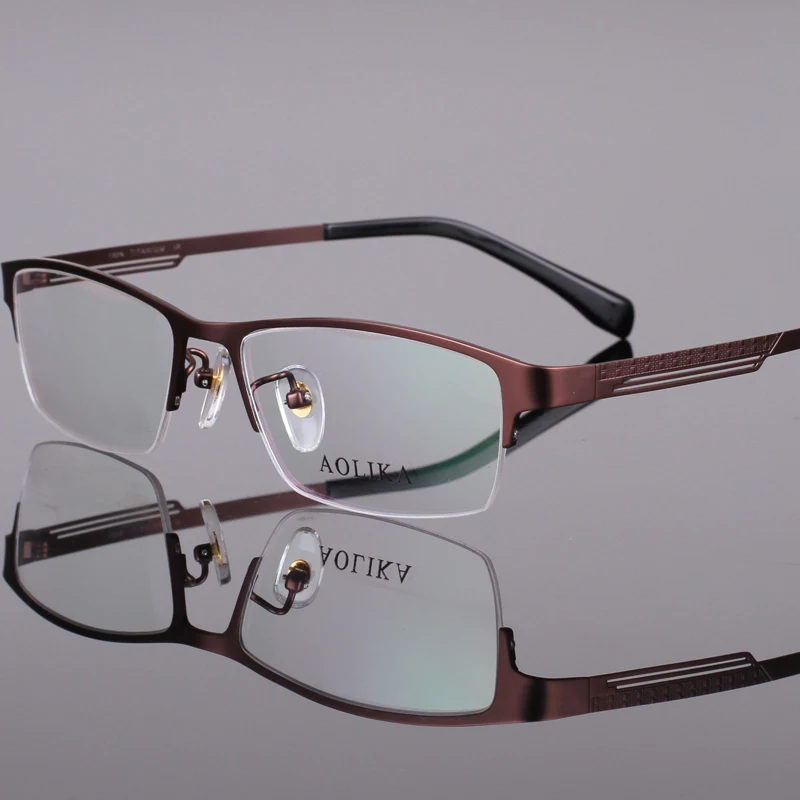 Высококачественные мужские гибкие очки титановая оправа для очков Изысканная