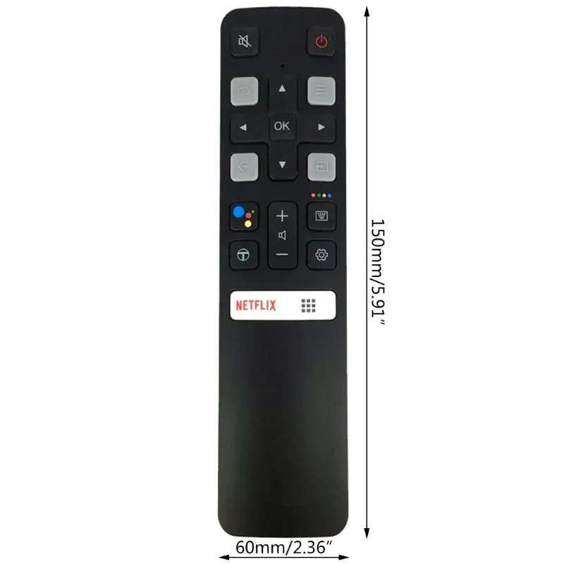 

Voice Remote Control Controller RC802V FMR1 for TCL TV 65P8S 49S6800FS 49S6510FS