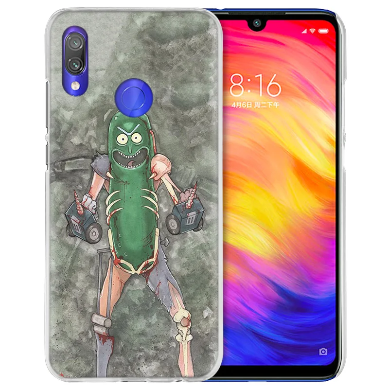 Чехол для Xiaomi Redmi Note 7 7A фотоаппаратов моментальной печати 7S 6 6A 5 Y3 K20 mi 8 до 9 лет CC9 CC9E A1 A2 A3 играть F1 Lite Pro Plus Рик и Морти Pickle Ric