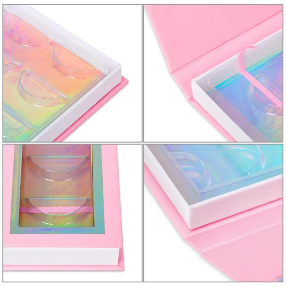 5 парная упаковка коробка упаковочная для ресниц логотип на заказ накладные