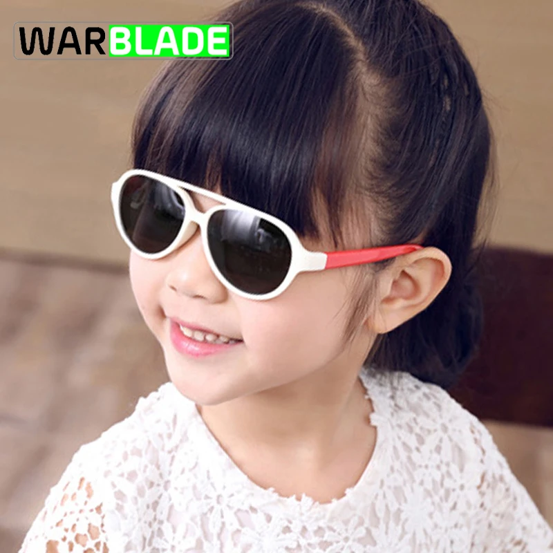 Модные Детские поляризованные солнцезащитные очки WarBLad UV400 для мальчиков и