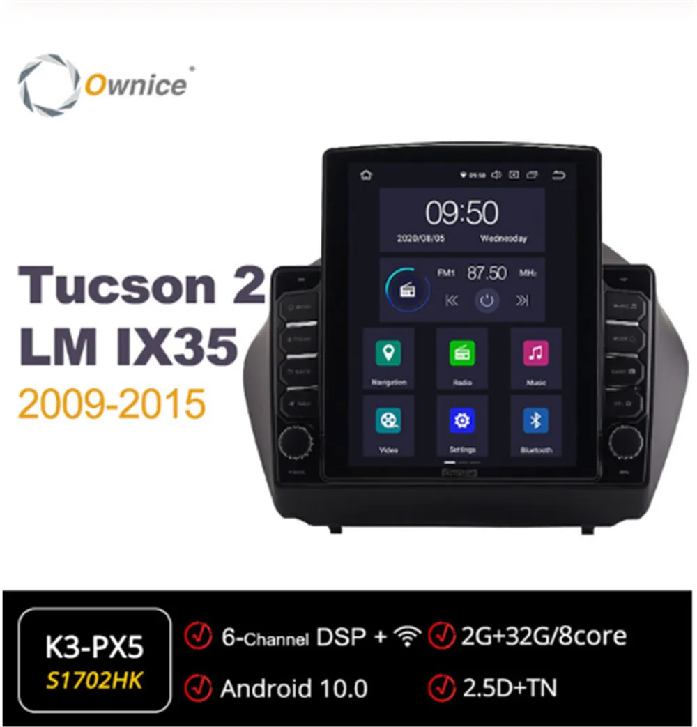 Автомагнитола Ownice на Android 10 0 для Hyundai Tucson 2 LM IX35 2009 2015 GPS Din|CD-плеер авто| |