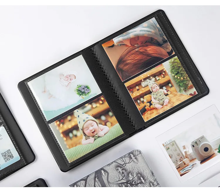 64 карманы 3 дюймов фотоальбом книги для ЖК-дисплея с подсветкой Fujifilm Instax Mini самоклейка на окна альбом Instax Mini 9 камеры одноступенного процесса 8 7s 90 70 25 визитная карточка держатель билета