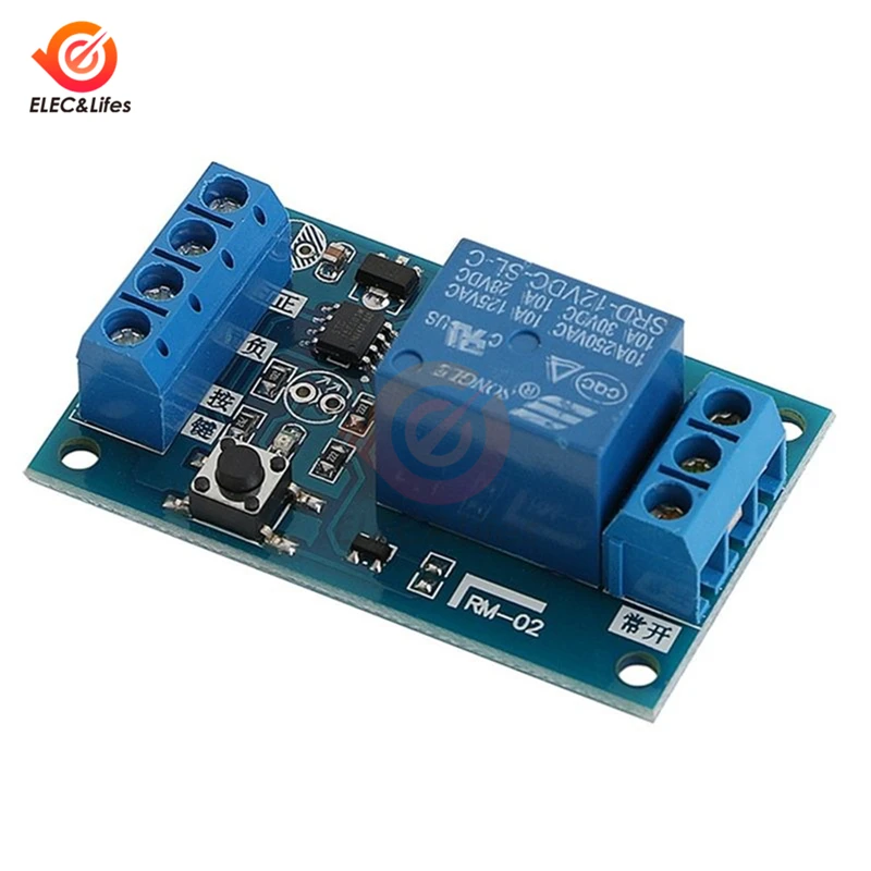 

NEW DC 12V Bond Bistable Relay Module Car Modification Switch Start Stop Self-Locking switch Promotion Board