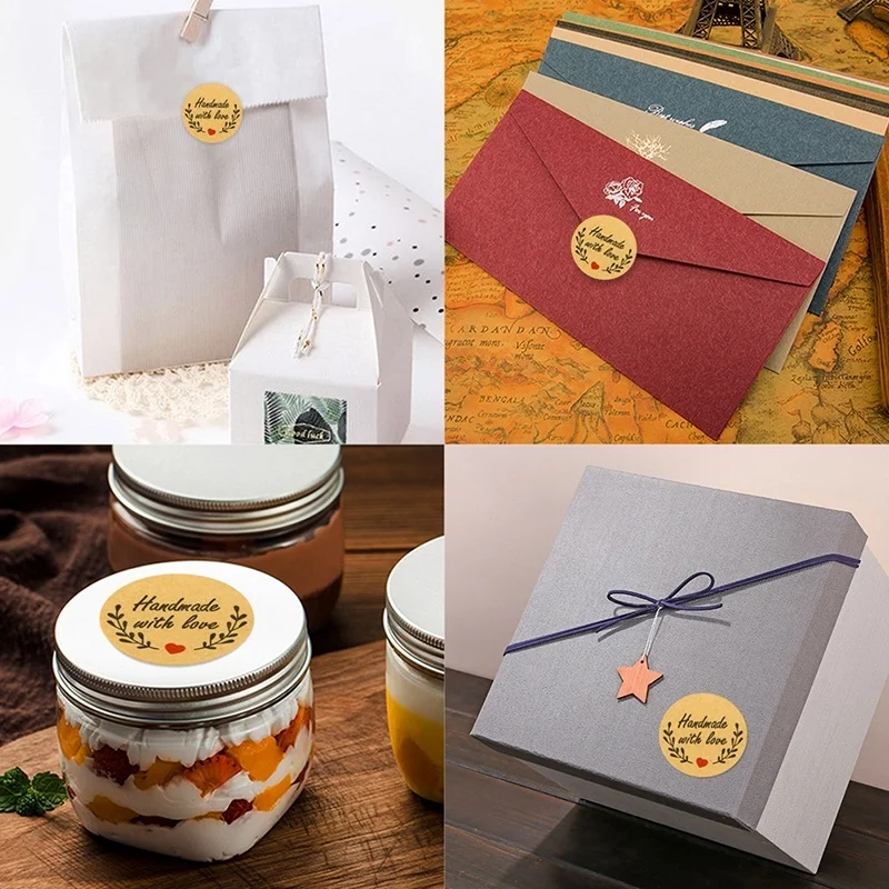 9 видов стилей 500 шт Золотая наклейка спасибо для свадебного украшения