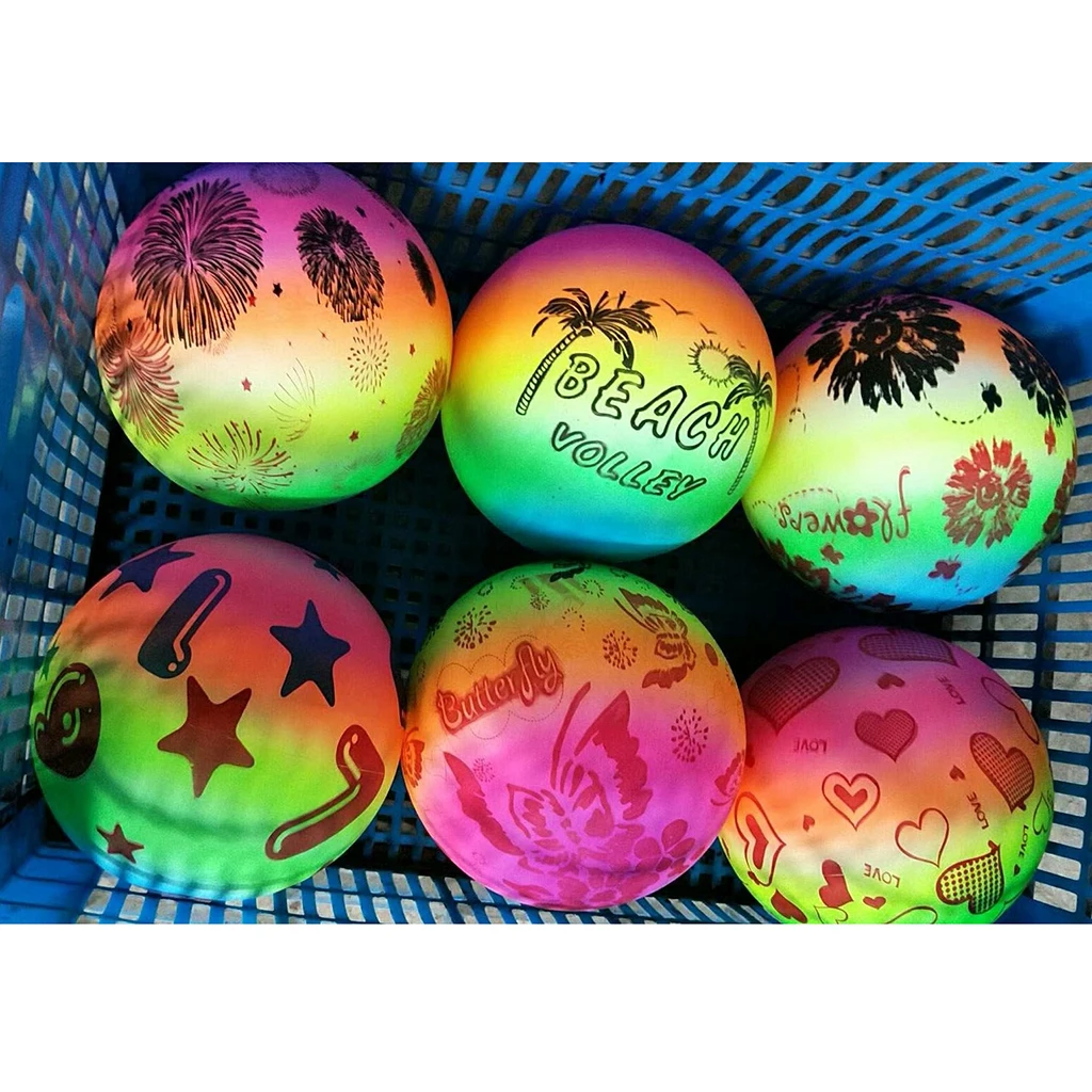 Мягкий надувной мяч из ПВХ для игры в футбол дома и улицы пляжного парка