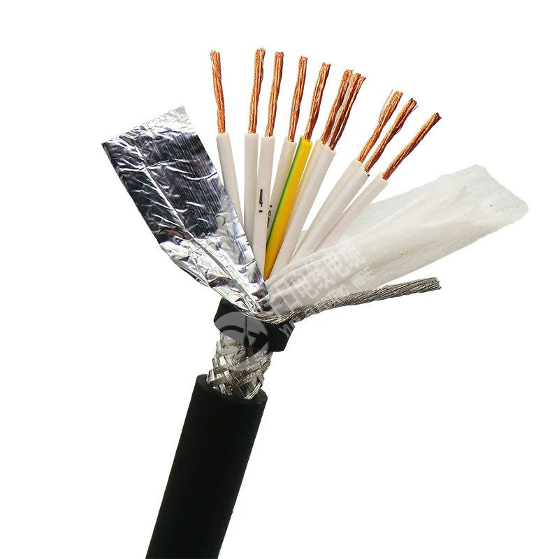 Экранированный буксирный провод 10 ядер 0 3 5 мм² гибкий тройной кабель высокой