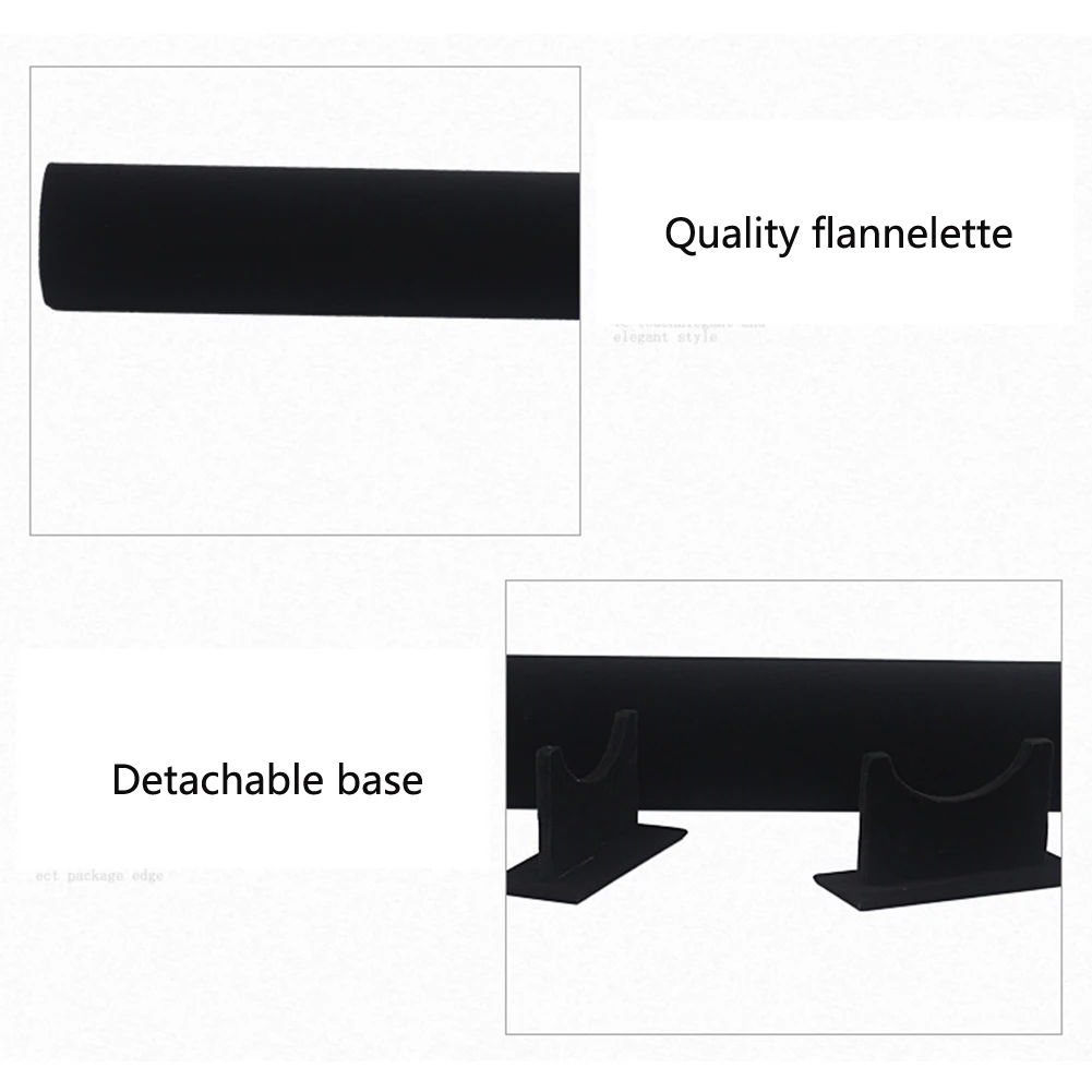 

Home Cylinder Organizer Headband Holder Jewelry Display Hoop Women Hair Clasp Shop Detachable Stand Packaging Velvet
