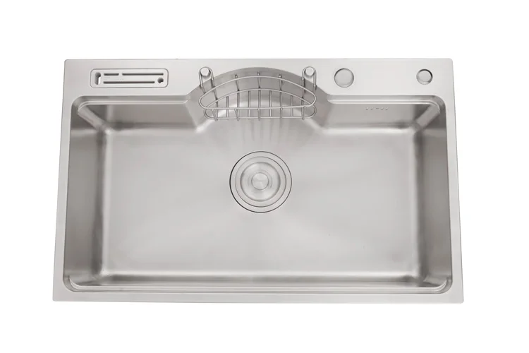 single sink multi functional washbasin kitchen sinks 304 stainless steel single basin large single slot 78x48cm free global shipping