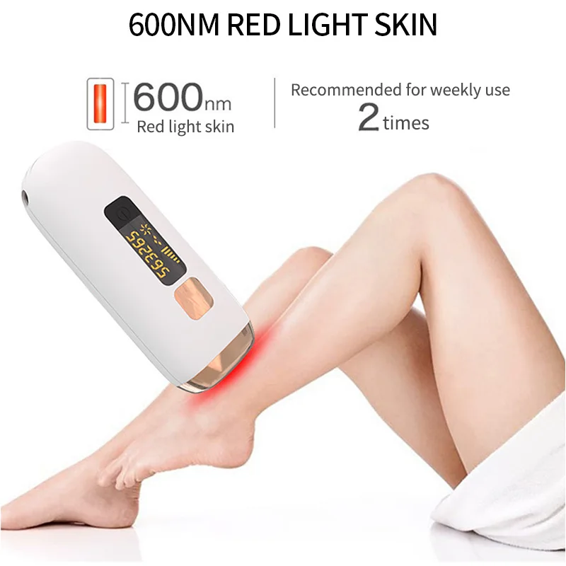 

LCD Full Body Armpit Lady Photon Hair Removal Instrument Full Body Freezing Painless Hair Removal Device EU Plug