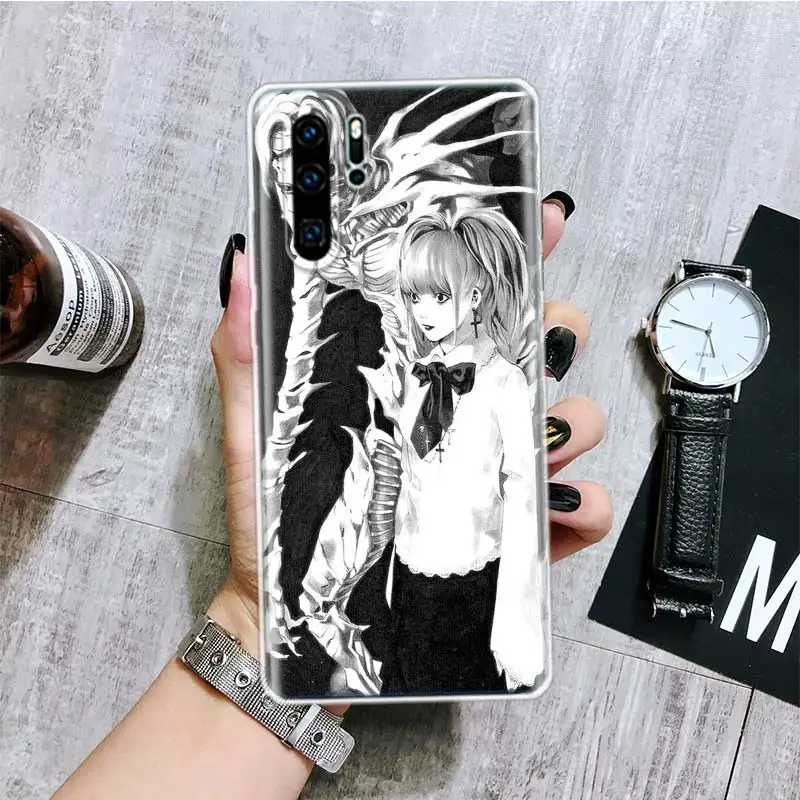 Чехол для телефона с рисунком Аниме Манга Death Note Huawei Honor 10 9 20 9X 8A 8X 8S Lite Pro Y5 Y6 Y7 Y9S P