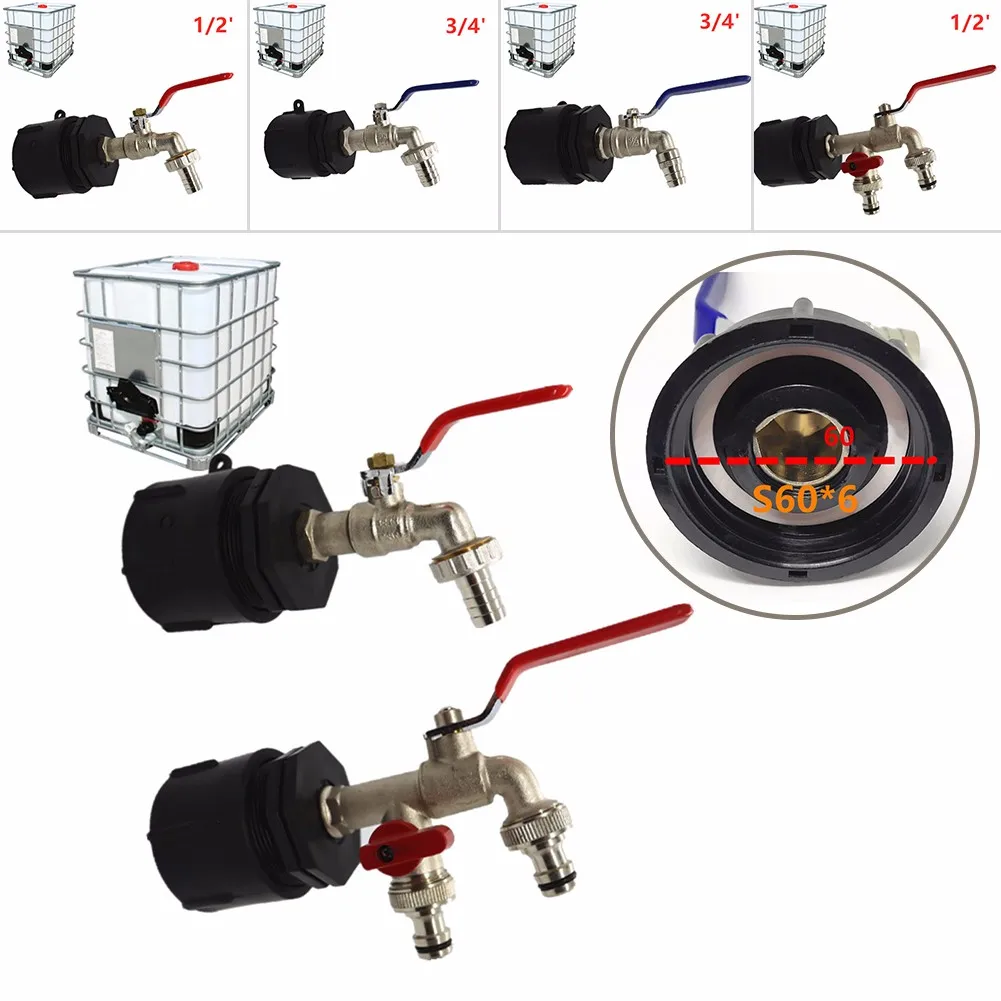 

Repairing IBC Tank Adapter Replacement S60X6 1000 Container Adapter DIY