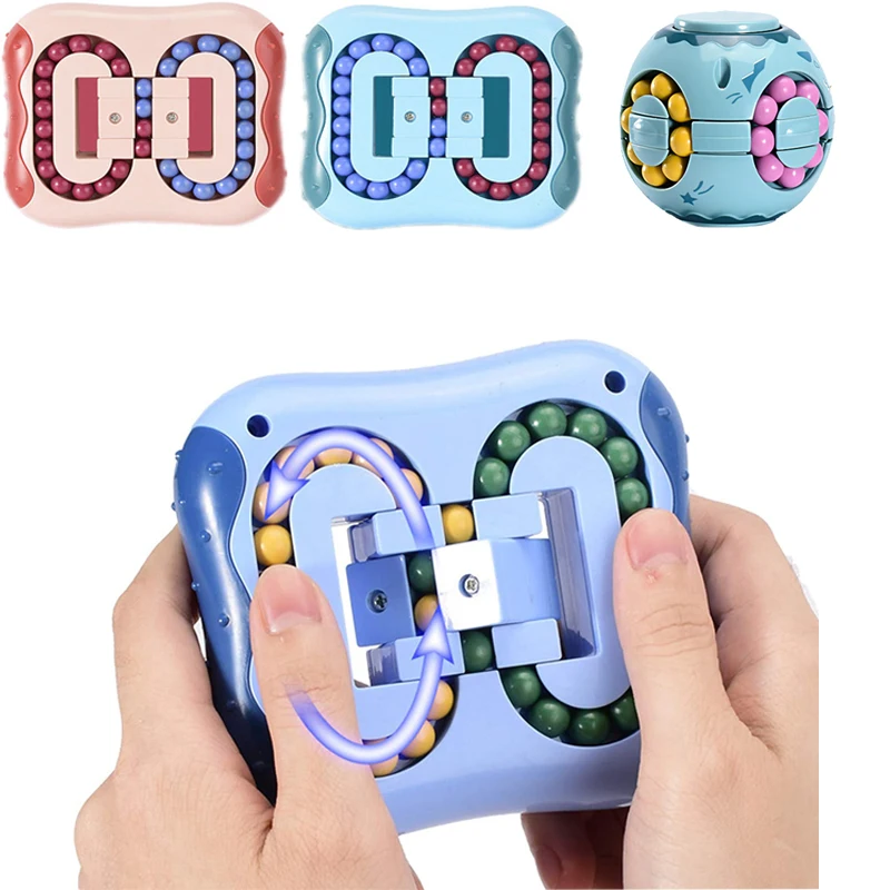 Детская вращающаяся Магическая игрушка для пальцев Монтессори творческая