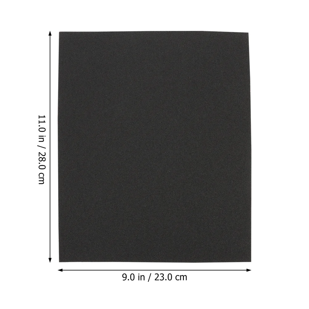

50 Pcs 1 Bag Multipurpose Sandpaper Creative Craft Finishing Sandpaper (Black)