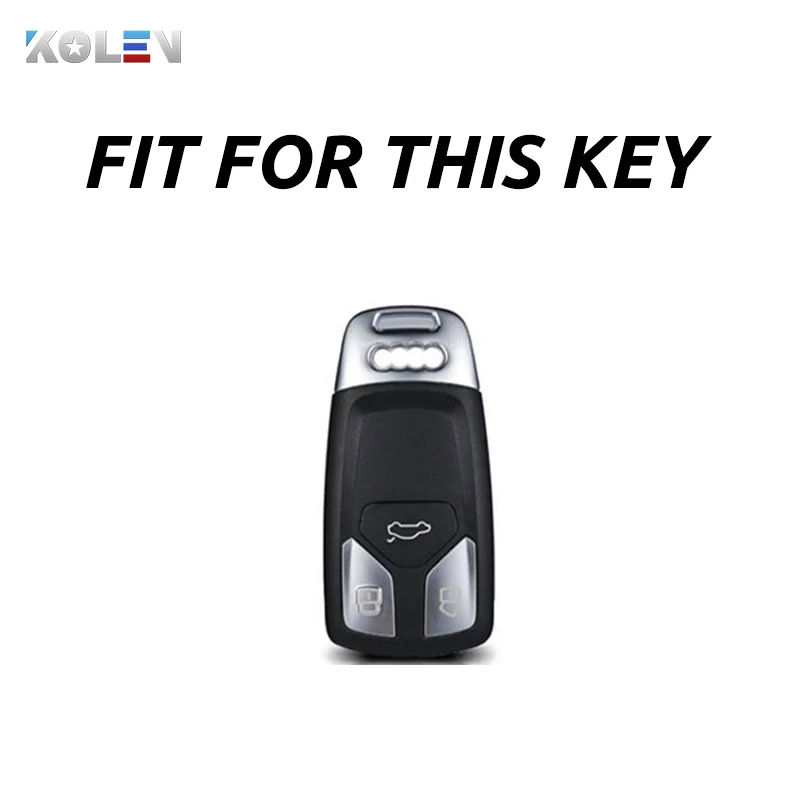 Кожаный + ТПУ чехол для автомобильного пульта дистанционного управления Audi A4 B9 Q5