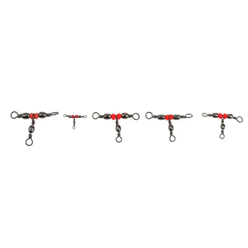 25pcs 3-Way Stainless Steel Fishing Swivels Triple Tool | Спорт и развлечения