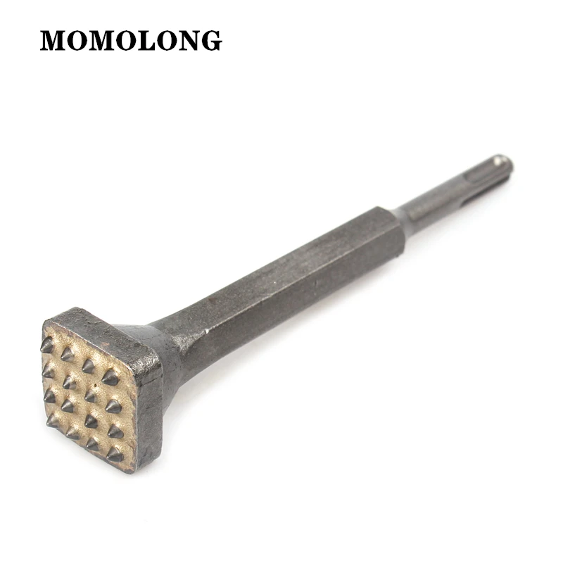 

Electric Flower Hammer Drill Bit Alloy Point Groove Gouge Flat Round Stone Slab/Bridge/Wall/Cement Pavement Chisel