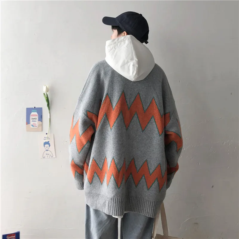 Женский вязаный кардиган большого размера свободный толстый Повседневный